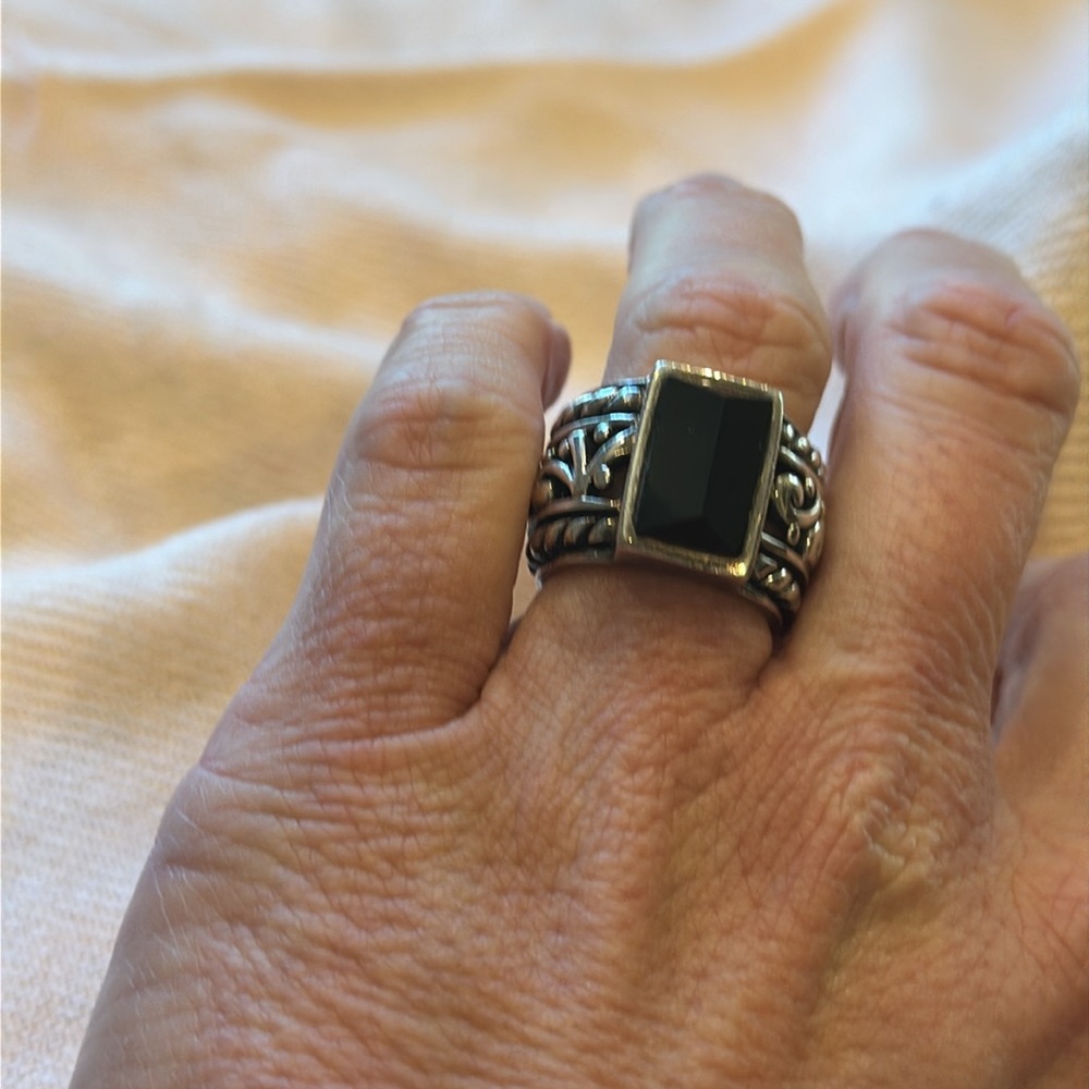 Heavy Solid Sterling Ring - image 4